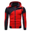 Men's Hoodies Fashion Youth Hooded Jersey Winter Men Sweatshirts Casual Hoody Sportswear Jacket Coat Double Layer Zipper Cardigan