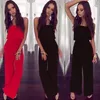 Kvinnors jumpsuits rompers mode Autumn and Winter for Women 2023 Sexy Wrapped Chest Ruffled Backless Axless Suit