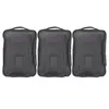 Sacs de rangement 3pcs Sac à chaussures anti-poussière Pochette pliable Porte-chaussures Organisateur divers pour le tri