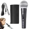 Microphones Microphone de chant de scène SM 58 Vocal dynamique cardioïde avec sac de rangement Outil musical pour haut-parleurs Karaoké