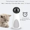 Cat Toys Led Laser Pet Smart Автоматические тренировочные тренировки занимают забавную вращающуюся игрушку многоугольную USB-зарядку для