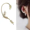 Backs Earrings LEEKER Non-Piercing Butterfly Leaves Star Ear Clips For Women Gold Silver Color Cubic Zirconia Clip Jewelry 2023 LK2