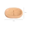 Party Favor Natura Wooden Bathroom Shower Soap Box Dish Storage Plate Drain Tray Holder Case For Bath Drop Delivery Home Garden Fest Dhsjt