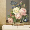 Wallpapers aangepaste luxe behang elegante bloemen po zijde muur muurschilderingen home decor grote kunst kinderkamer slaapkamer bank tv terug