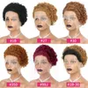 Pixie gesneden pruik kort krullend menselijk haar voor vrouwen 150% dichtheid 13x1 transparant kant front Remy Braziliaans