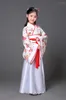 مرحلة ارتداء الفتاة الصينية نمط هانفو زي الفتيات الأطفال كيمونو التقليدية عتيقة المعجبين بالطلاب الرقص جوقة الرقص