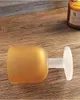 Copos de vinho 250ml Vintage Goble de vidro fosco uísque de leite copo de água de chá prático Caneca de café Creative Decoração de cozinha de cozinha