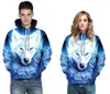 Sweats à capuche pour hommes Arrivée Hommes Sweat Husky Imprimé Automne et hiver Coupe ample 3D Femmes Streetwear Sweat à capuche Garçons Filles