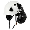 Casque de sécurité avec oreillettes CE pour l'ingénieur ANSI HAT HALL FALT Protection Construction Air Vents Industrial Work Cap Hommes