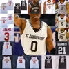 Maglie da basket Maglie da basket St. Bonaventure Bona Bonnies Basketball Jersey College Quadry Adams Olu Durosinmi Joryam Saizonou Ndjock-Tadjore Adaway