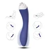 Sk￶nhetsartiklar realistisk tunga slickar massager Blow Job Clitoral Vibrator med tv￥ motorer