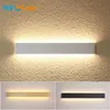 Lampy ścienne Minimalistyczna lampa LED 6W 20W 24 W 36w 36w w łazience lustro łazienki salon sypialnia sypialnia nocna oświetlenie kinkietowe