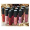 Lippenstift Weiche Matte Lippencreme Make-up Charmant Langlebig Tägliche Party Marke Glänzende Lippenstifte Glanz Drop Lieferung Gesundheit Schönheit Lippen Dhmpu