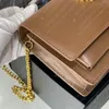 サンセット19cm Y字型本革のクロスボディバッグスクエアフラップクラッチエンベロープサッチェルショルダーバッグ女性豪華なハンドバッグ