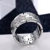 Wedding Rings Fashion Contracted Women/Men Couple Inlaid Shiny Stones Marriage Ring High Quality Male Female Jewelry Drop Ship