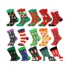 Christmas Decorations Tree Snow Elk Gift Cotton Happy Socks Autumn Winter Men Funny Year Santa Claus Drop Delivery Home Garden Festi Dhtfs