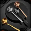 Dinnerware Sets Tableware Cutlery Ladle Soup Colander Stainless Steel Wall Kitchen Cookware Tools Drop Delivery Home Garden Dining Ba Dh8Zt