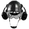 CR06X Schutzhelm mit Visier für Ingenieurbrillen CE EN397 Konstruktion Schutzhelm Ohrenschützer ABS Arbeitsschutzkappe Herren
