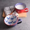 Чашки блюдцы вручную нарисованную кофейную чашку творческий винтажный батон