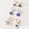 Dangle Lustre Bijoux De Mode Vintage Mauvais Yeux Boucles D'oreilles Perles De Résine Oeil Bleu Drop Livraison Dhtks