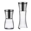 طواحين الفولاذ المقاوم للصدأ ABS Salt Grinder Shaker مع قابلة للتعديل خشن الطاحونة إسقاط التسليم المنزل حديقة المطبخ بار DHLRM