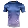 Heren t shirts merk korte mouw t-shirt o-neck mode casual top hiphop fitness kleding m-4x