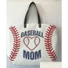 Sacs de rangement Sporty Canvas Softball Baseball Basketball Soccer Totes Inventaire Vente en gros Drop Delivery Home Garden Housekee Organizat Dh13S