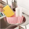 Storage Holders Racks Sink Shelf Soap Sponge Holder Clip Dish Drainer Drying Rack Sile Basket Bag Bathroom Kitchen Accessories Too Dhvle