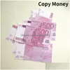 Other Festive Party Supplies Copy Money Prop Euro Dollar 10 20 50 100 200 500 Fake Movie Billets Play Collection Gifts Home Decora Dh6Vq542W