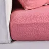 Крышка стулья вязаная тканевая диван подушка для гостиной эластичная фанатика протектора Протектора Крышка Голубая Стрит -Клетники 1PEEC