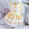 Dog Apparel Fashion Sleeveless Pet Dress Kitten Party Puppy Princess Skirt Cat Costume Outfit Accessories