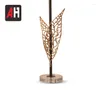 Table Lamps Unique Modern Bedroom Decorative Design Leaves Shape Crystal Light For Home Decoration