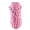 Dog Apparel Pet Clothes Cute Soft Sweater Pure Color Winter Autumn XHC88