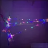 Party Favor LED Butterfly Light Sticks Lumineux Fairy Wing Baguette Stick Soirée Jouets Adt Enfant Usef En Gros 3 9HC H1 Drop Livraison H Otqwo