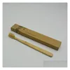 Zahnbürste Umweltfreundliches Holz Bambus Weiche Faser Holzgriff Kohlenstoffarm Umweltfreundlich Für Adts Oral Drop Delivery Gesundheit Schönheit Dhhkb