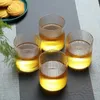 Bicchieri da vino 250/300ML Tazza di vetro creativo giapponese Succo di caffè Bevanda da bar Party Bar Modello verticale Birra trasparente Whisky
