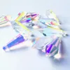 Chandelier Crystal 500pcs/lot 36mm AB Color Prisms Icicle Drop Hanging (Free Rings)for Lamp Parts Table Lighting Pendants