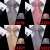 Bow Ties Hi-Tie Män slipsar Silk Plaid Neck For Designer Men's Man Party Wedding Pocket Square Cufflinks Set Fashion Mens