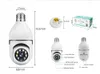 LED Bulbs 5G WiFi Camera PTZ IP Camera Full Color Night Vision Surveillance Cameras AI Human Detect 4X Digital Zoom Home CCTV Security Cam