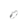 حلقات الكتلة 2021 925 Sterling Sier أوراق متألقة للنساء CLEAR CZ الزفاف خاتم الخطوبة أزياء المجوهرات هدية Bague Drop Deli dhoxb