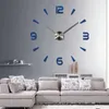 Zegary ścienne zegarek kwarcowy Zegarek Relij de Pared Modern Design Duże dekoracyjne naklejki akrylowe Europy salon Klok Clockwall