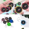 Party Favor Cam Plastic CompaS vandring Navigation Premium utomhus sportpekare som pekar Guider Keychain Drop Delivery Home Garden Dhzih