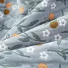 بطانيات أريكة قطنية نقية تغطية بطانية طوال الموسم رمي الأزياء زهور المناشف غبار لمكتب سيارة سرير