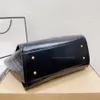 CC Totes Luxury Designer Tygväskor äkta läder svarta handväskor stora axel totes med kedjestrap crossbody shopping väskor designer för kvinnor 11680