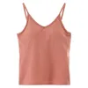 Camisoles Tanks lindos traseiros com decote em V Camisole feminino Celebridade de uma peça de peças de peças de uma peça reunida para fazer o fundo com o fundo com