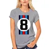 Camisetas masculinas Targa Florio Camisa Martini Inspirado RSR 1973 Vencedor nº 8 de algodão de verão Impresso 2023 Casual camisa