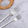 Servis uppsättningar Silver 16st Cotestar Set Stainless Steel Fork Spoon Knife Full Kitchen Creative Combination Flatware Drop