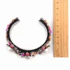Bracelet mode luxe coloré fleur cristal perle bracelet à breloques pour les femmes à la main fête alliage bijoux filles