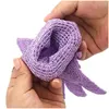 Brosses de bain Éponges Épurateurs Hydratant Spa Soins de la peau Gants en tissu Brosses Gants exfoliants Visage Corps Bains Mitten Drop Del Dhbzh