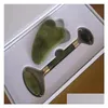 Massageador de massageador atacado jade roller scra placa e contêiner de beleza natural masr push cett box entrega de gotas de gotas de saúde mas dhceu